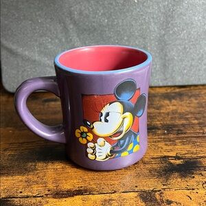 Vintage Disney Mickey/Minnie Mouse Coffee Tea Mug Cup